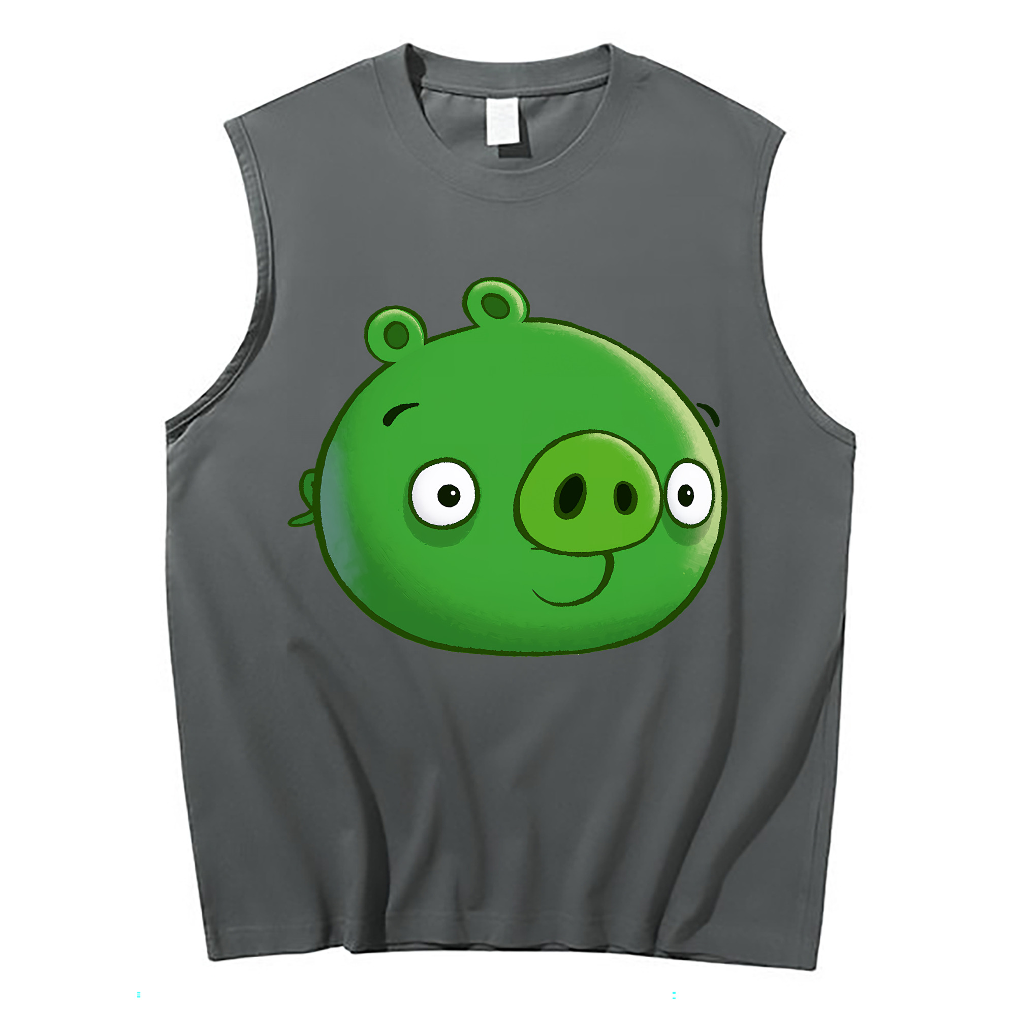 （画像用） Angry Birds アングリーバード コットン100％タンクトップ（フロントプリント）
